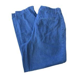 Pleated High‎ Rise Jeans Womens Size 5 Blue Medium Wash Denim Pants Juniors